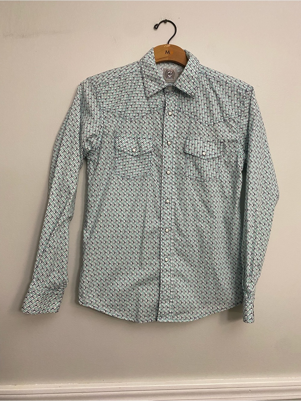 Boy’s Cinch Western Pearl Snap Long Sleeve - L